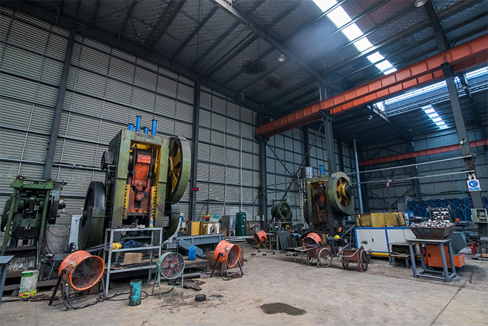 台湾网架配件-锥头加工车间